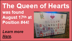 Queen of Hearts Button